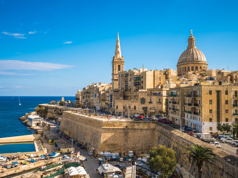 View of Valletta, the capital of Malta