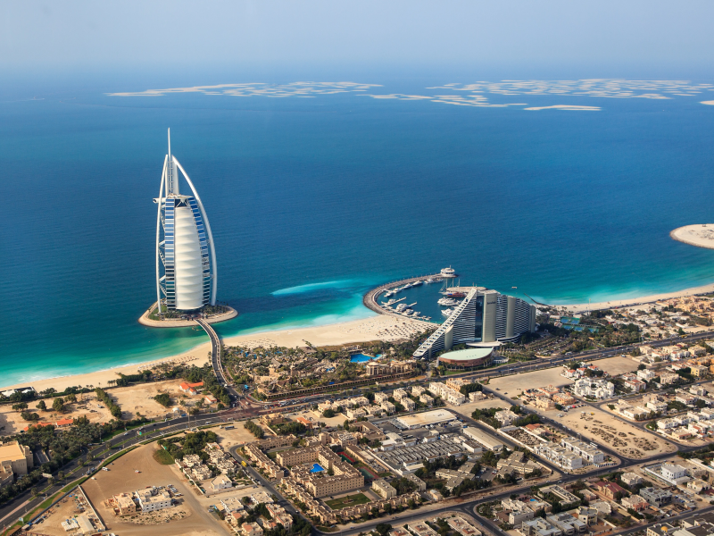 View over Dubai, UAE
