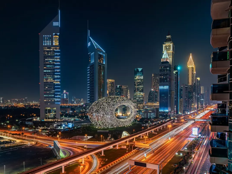 Stunning skyline of Dubai